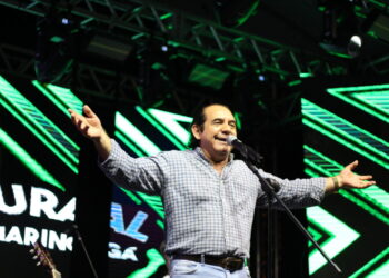 Apresentação de Tom Brasil em uma das edições da Virada Cultural de Maringá (Crédito: Arquivo/Cristiano Martinez)