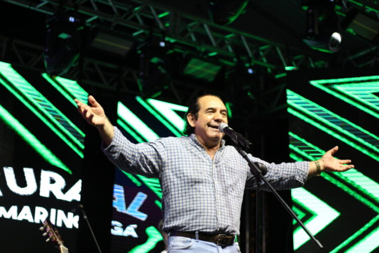 Apresentação de Tom Brasil em uma das edições da Virada Cultural de Maringá (Crédito: Arquivo/Cristiano Martinez)