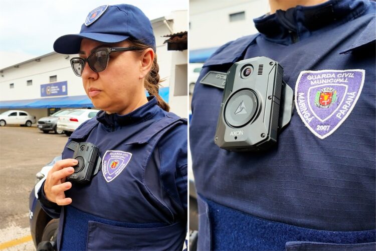 Guarda Civil Municipal de Maringá começa a testar câmeras corporais