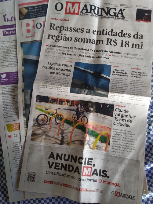 Impresso do O Maringá comemora 5 anos