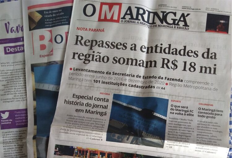 Jornal O Maringá festeja 5 anos de edição impressa