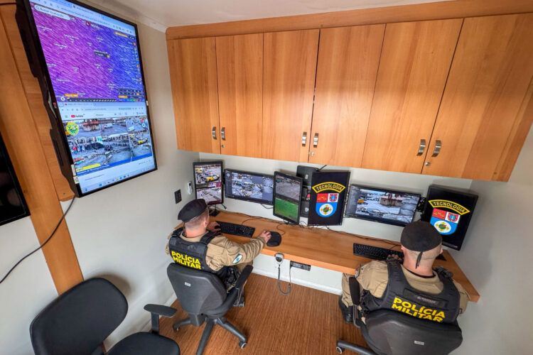 Olho Vivo prevê a instalação de 1.500 câmeras em todo o Paraná até o final do primeiro trimestre de 2026 (Crédito: Arquivo/Felipe Henschel/AEN)