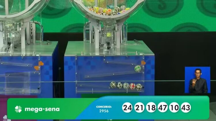 Concurso 2956 da Mega-Sena não teve acertador