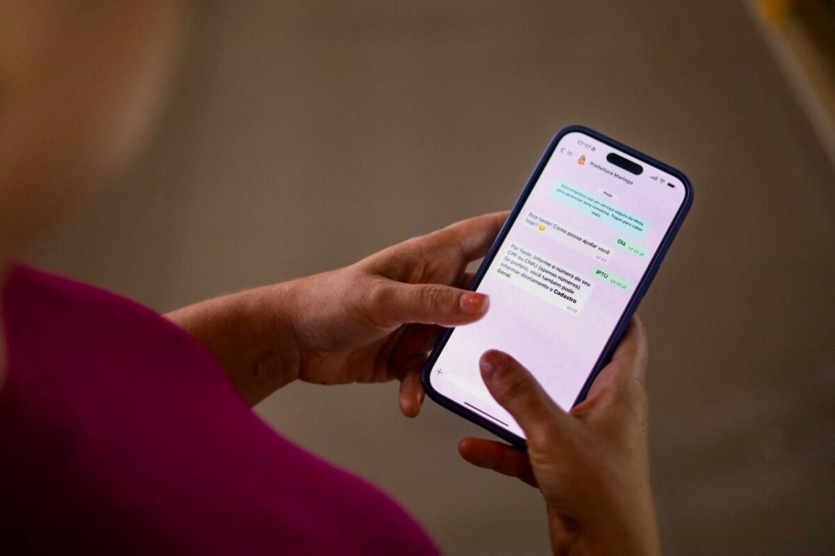 Chatbot no WhatsApp facilita emissão de carnês do IPTU em Maringá