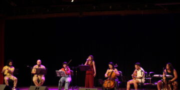 Banda Nudaz se apresentou no Barracão (Crédito: Cristiano Martinez)