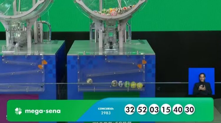 Ninguém acerta a Mega-Sena 2983 e prêmio acumula em R$ 75 milhões