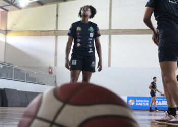 Jogadores da ADRM Maringá, em treinamento (Crédito: Cristiano Martinez)