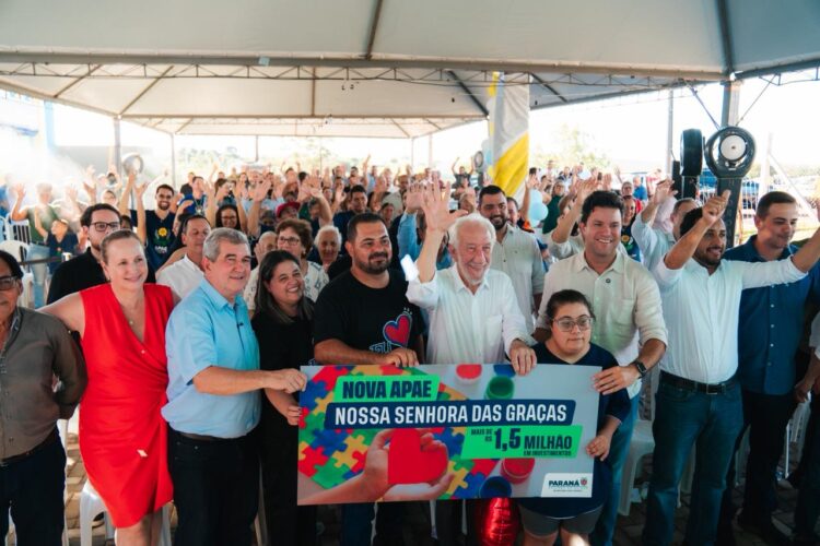 Com investimentos de R$ 1,3 milhão, o governo construiu a sede própria da Apae de Nossa Senhora das Graças
