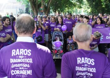 Maringá faz caminhada para alertar sobre a importância do dignóstico precoce de doenças raras Foto: João Victor Bulhak