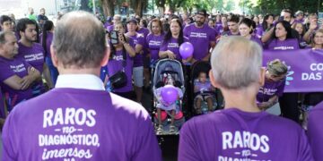Maringá faz caminhada para alertar sobre a importância do dignóstico precoce de doenças raras Foto: João Victor Bulhak