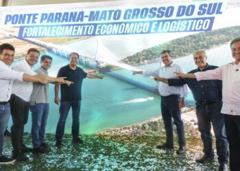 Ponte de 2 quilômetros no Rio Paraná vai ligar Paraná e Mato Grosso do Sul
