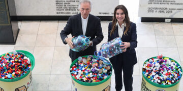 Assembleia Legislativa entrega nova remessa de tapinhas plásticas a Asilo São Vicente de Paulo