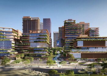 O empreendimento Cidade Aruna faz parte do  HUB Cidades, elemento estratégico para ativar o ecossistema do empreendimento, conectando-o aos cenários local, nacional e internacional de inovação   Foto: Reprodução