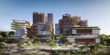 O empreendimento Cidade Aruna faz parte do  HUB Cidades, elemento estratégico para ativar o ecossistema do empreendimento, conectando-o aos cenários local, nacional e internacional de inovação   Foto: Reprodução