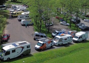 trailers e motorhomes do Caminhos do Paraná passam a terça-feira em Marialva