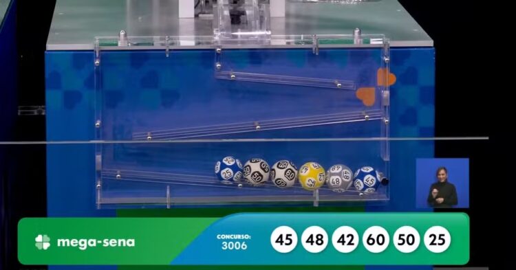 Ninguém acerta as seis dezenas da Mega-Sena 3006