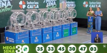 Duas apostas dividem prêmio de R$ 336 milhões da Mega-Sena especial de 30 anos