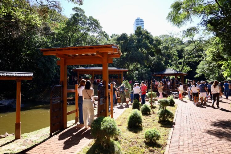 Jardim Imperial Japonês é revitalizado e entregue à população