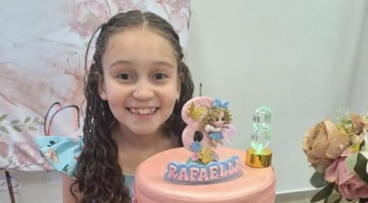 Morre aos 8 anos Rafaella Vitoria, que estava internada há semanas
