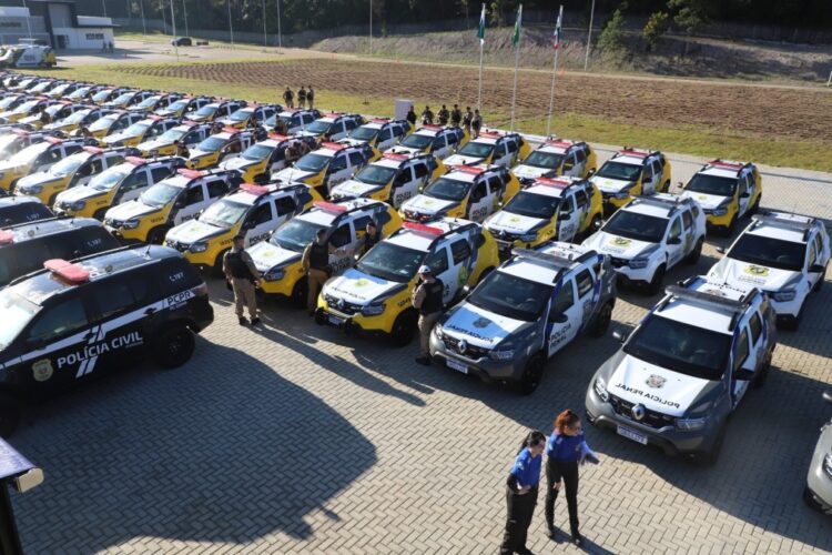 Estado entrega 58 novas viaturas nesta quarta-feira em Maringá
