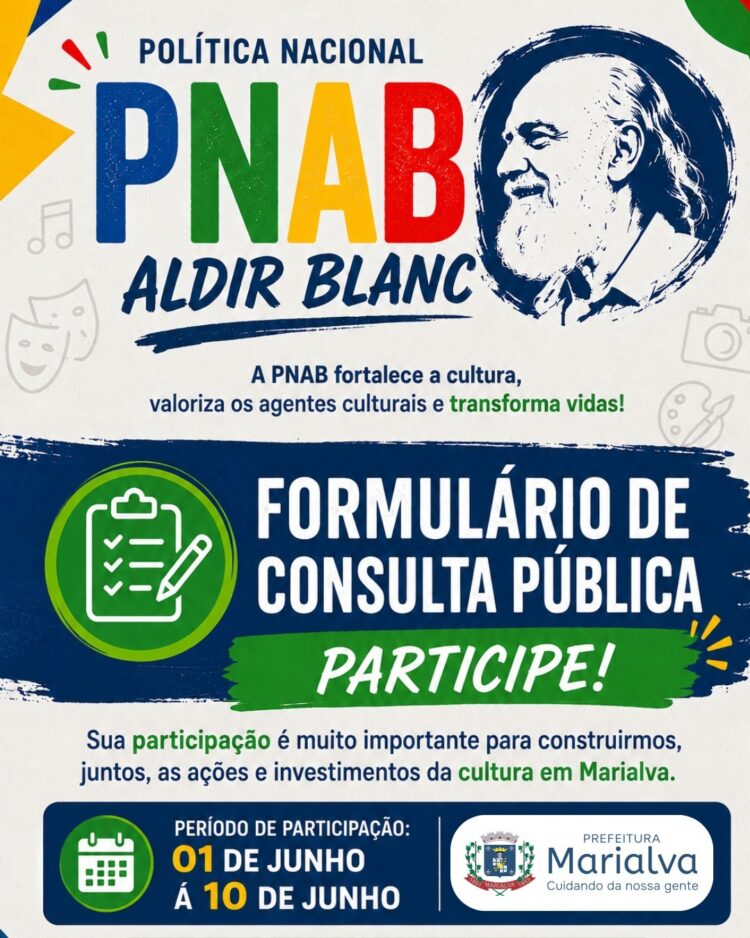 Cartaz de divulgação da consulta pública (Crédito: Reprodução)