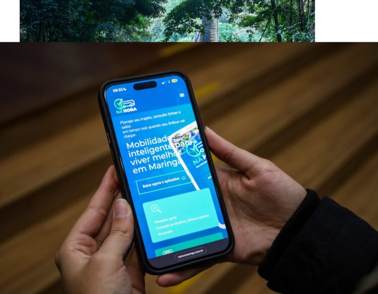 Semob lança plataforma digital Na Hora Maringá para facilitar o acesso ao transporte coletivo