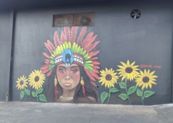 Mural desenvolvido em Maringá (Crédito: Cristiano Martinez)
