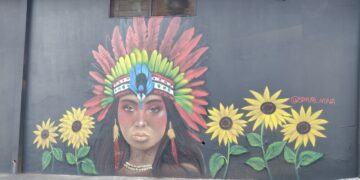 Mural desenvolvido em Maringá (Crédito: Cristiano Martinez)