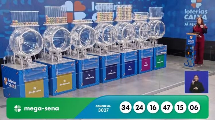 Ninguém acerta a Mega-Sena 3027