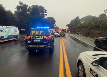Quatro mortes em acidente na BR-277 em Guarapuava