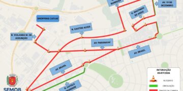 Ruas e avenidas de Maringá serão interditadas para a Corrida Live Run XP