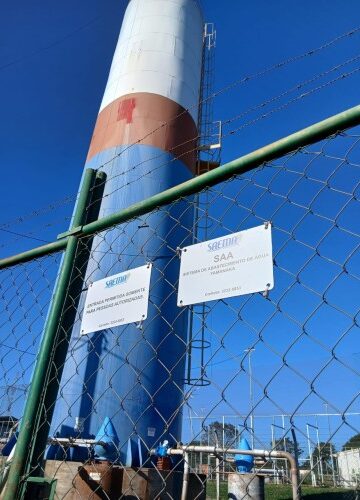 Autarquia Águas de Marialva realiza a limpeza rotineira de seus reservatórios