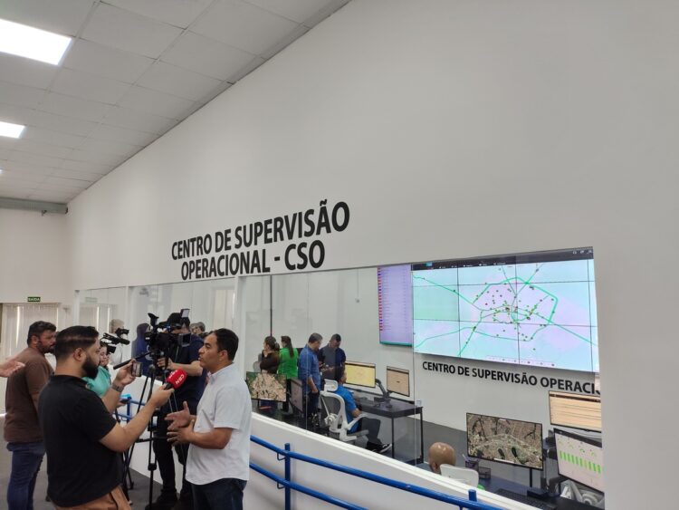Centro de Supervisão e Controle do Transporte Coletivo (CSO) funciona no local onde será a nova sede da Semob (Crédito: Cristiano Martinez)