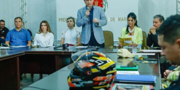 Prefeito Silvio Barros reforçou que proporcionar mais segurança no trânsito depende, além de ações do poder público, do comprometimento dos condutores (Crédito: Ricardo Lopes/PMM)