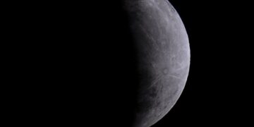 Eclipse parcial da Lua nesta quinta-feira