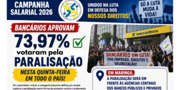 Campanha Salarial: bancários fazem paralisação em todo o Brasil nesta quinta