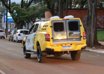 Equipe policial foi acionada e compareceu ao local para prestar atendimento à ocorrência (Crédito: 4º BPM)