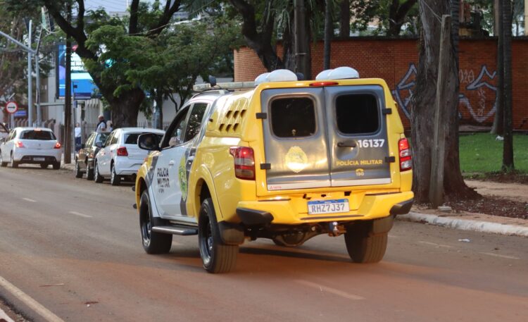 Equipe policial foi acionada e compareceu ao local para prestar atendimento à ocorrência (Crédito: 4º BPM)