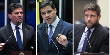 Sérgio Moro, Requião Filho e Sandro Alex participam de debate na Acim, em Maringá