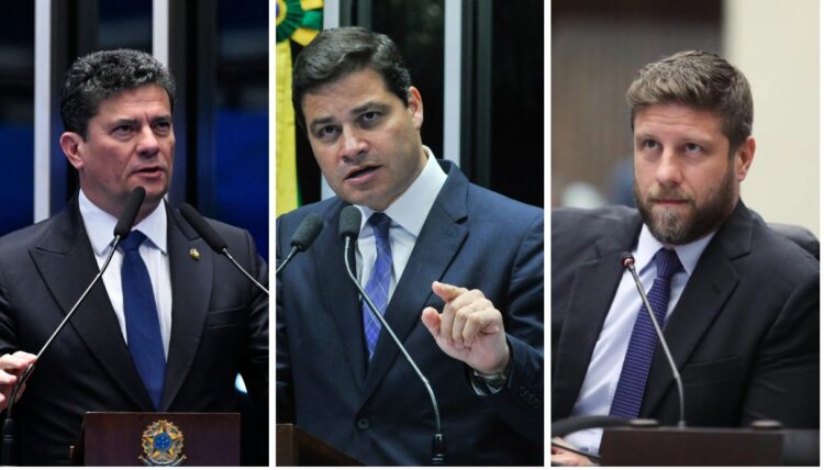 Sérgio Moro, Requião Filho e Sandro Alex participam de debate na Acim, em Maringá