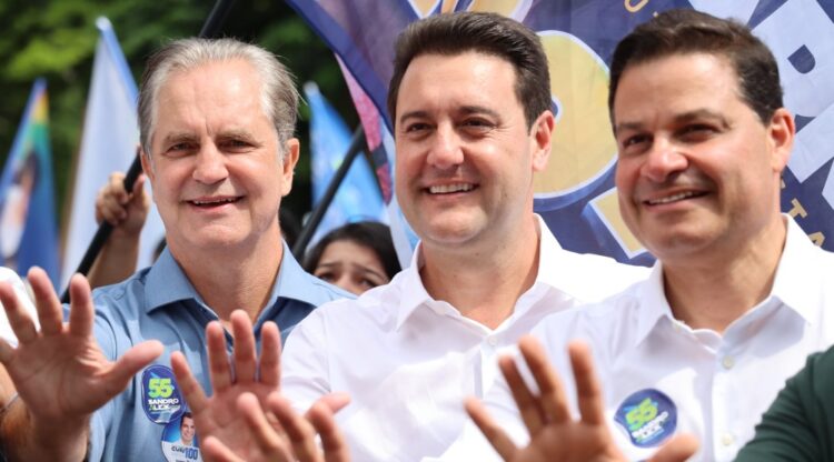 Governador Ratinho Júnior prestigia mobilização de Sandro Alex, Alexandre Curi e Ulisses Maia em Maringá