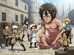 Attack on Titan ganha evento especial no Japão com caminhada noturna pelo universo dos Titãs