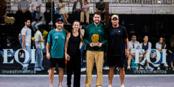Etapa do Brasil Padel Tour no EQI Racket Club entra para a história com recordes e estreia feminina