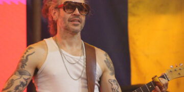 Marco Teixeira é guitarrista e backing vocal da banda maringanse (Crédito: Arquivo/Cristiano Martinez)