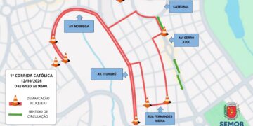 Ruas e avenidas sofrem interdições para a Corrida Católica