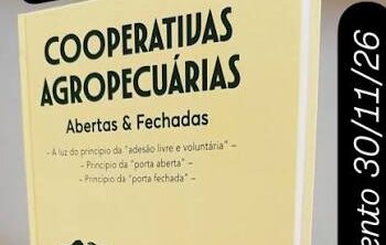 Livro Cooperativas Agropecuárias, de Gilmar Zolin, será lançado dia 30 de novembro
