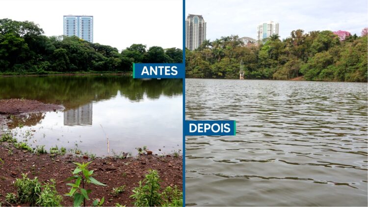 Nivel do lado do Parque do Ingá atinge o nível mais alto dos últimos 10 anos