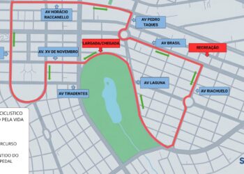 Vias serão interditadas neste domingo para passeio ciclístico