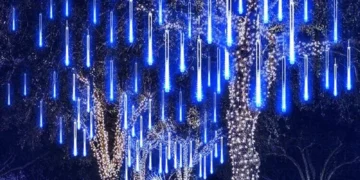 Iluminação natalina de Maringá terá lâmpadas de LED Snowfall, que simula neve caindo